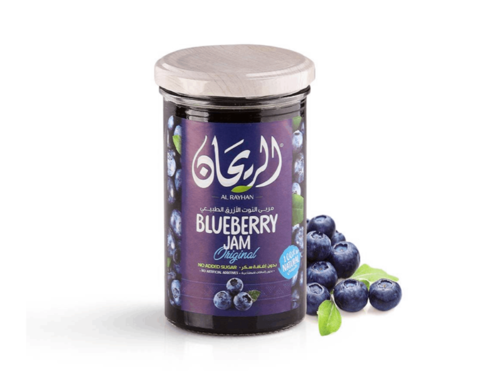 مربى التوت الازرق الطبيعي 230 غرام